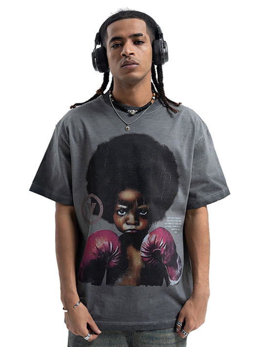 Boxing Boy Graphic T-Shirt