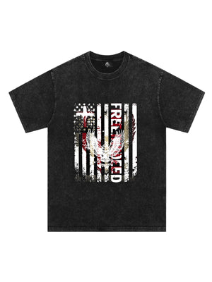 Original Eagle Letters Print T-shirt