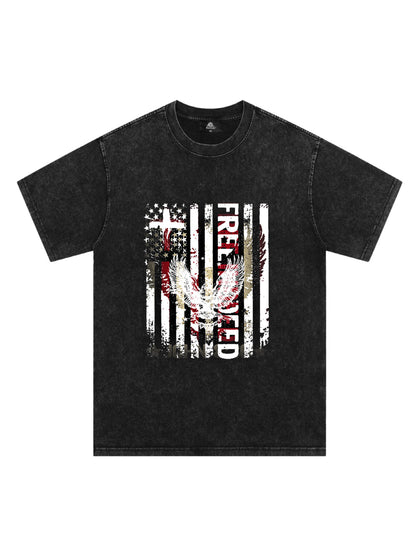 Original Eagle Letters Print T-shirt