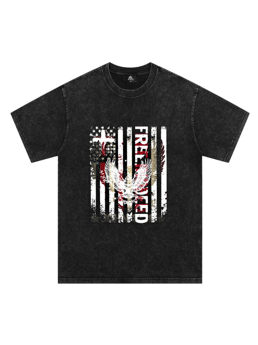 Original Eagle Letters Print T-shirt