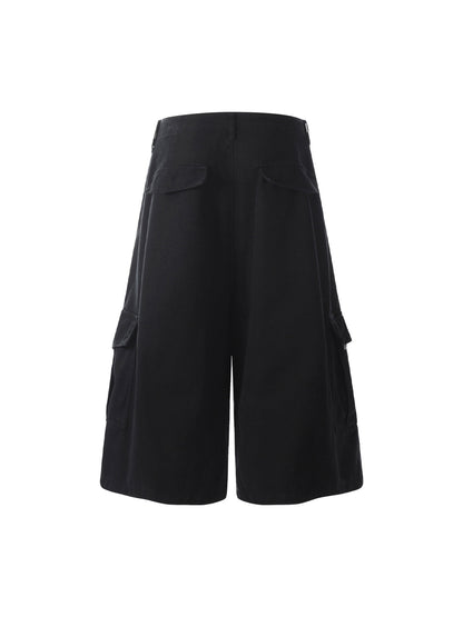 Cargo-Jeanshose im Used-Look mit mehreren Taschen