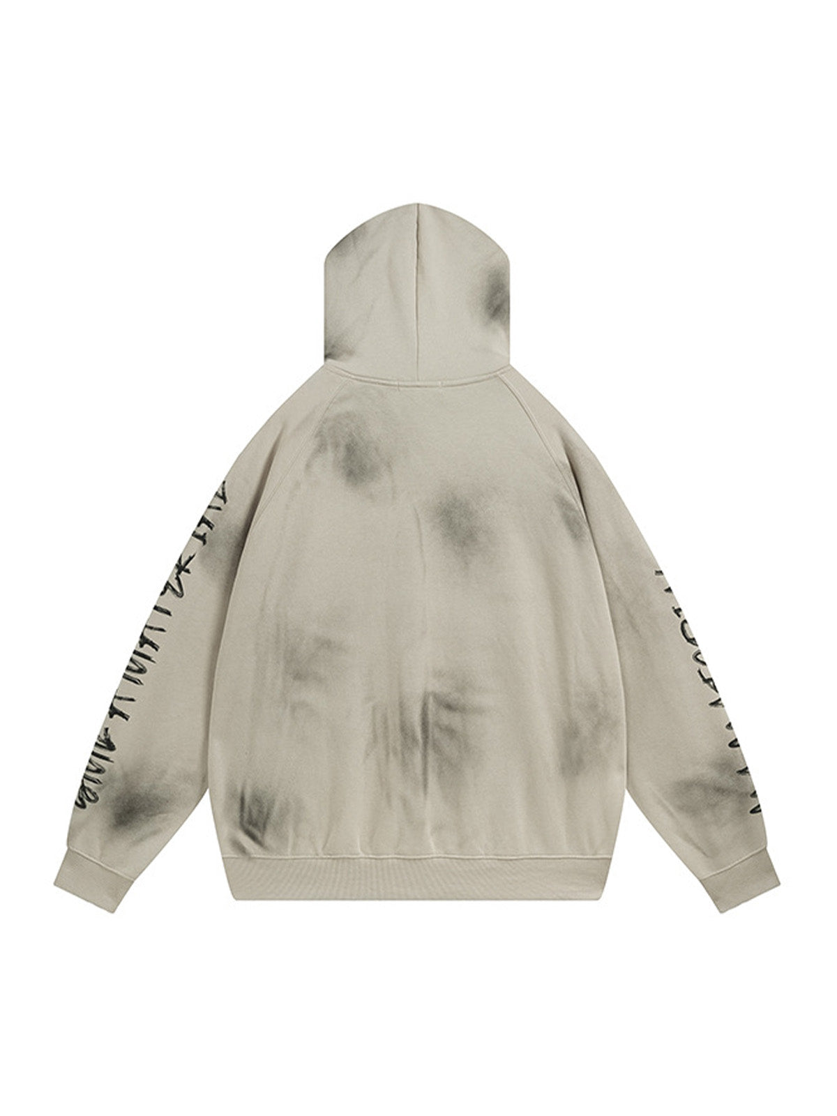 Thesupermade Wasteland Washed Patched Embroidered Hoodie Set