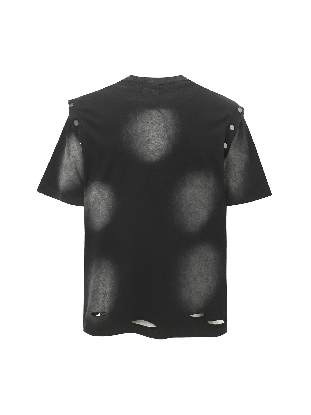 Retro Washed Detachable Waistcoat T-shirt