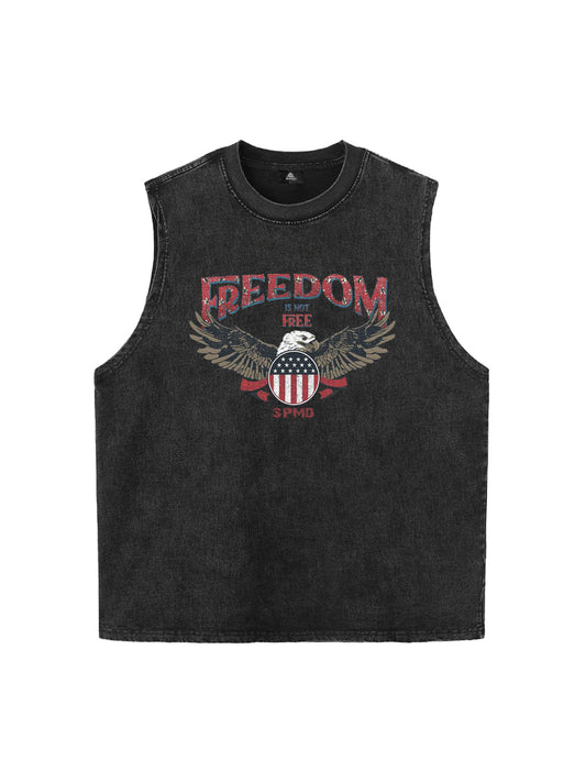 Original Patriotic Eagle Graphic Tank Top