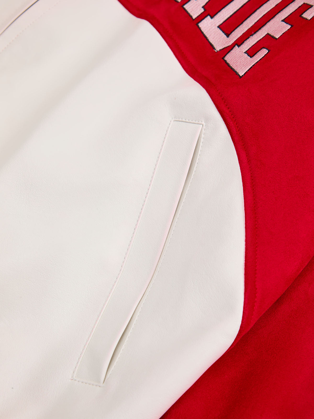 Veste universitaire originale à contraste de couleur - 2349