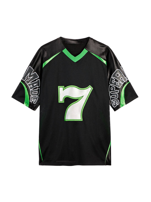 Originales Jersey-T-SHIRT in Kontrastfarbe – 2347