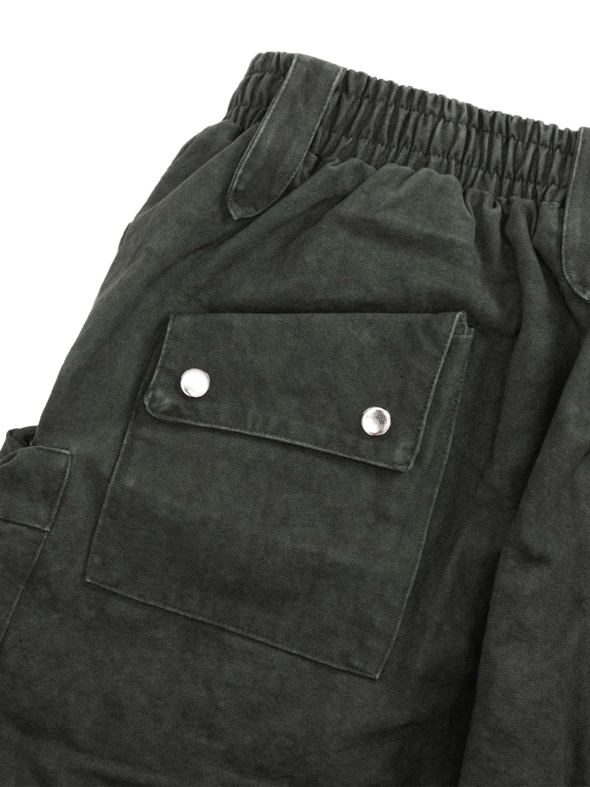 Short délavé multi-poches tie-dye épais - 2088
