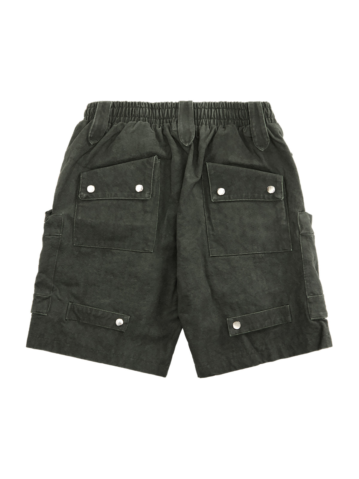 Short délavé multi-poches tie-dye épais - 2088