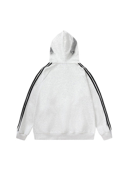 Thesupermade – Kapuzenpullover mit schmutzigem Pinselstrich und Graffiti