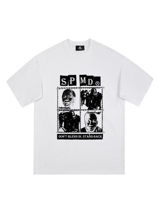 T-shirt imprimé graphique original Street Portrait