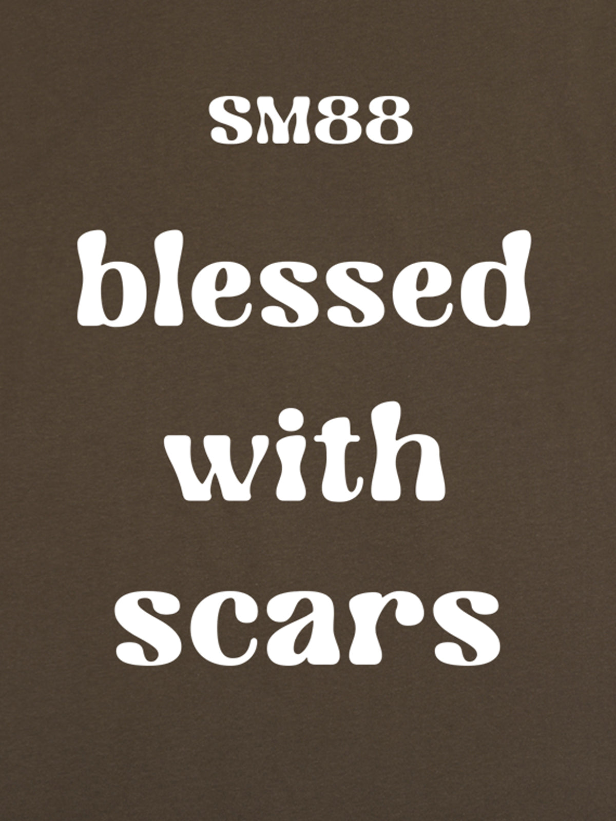 Original "Blessed With Scars" Slogan T-Shirt