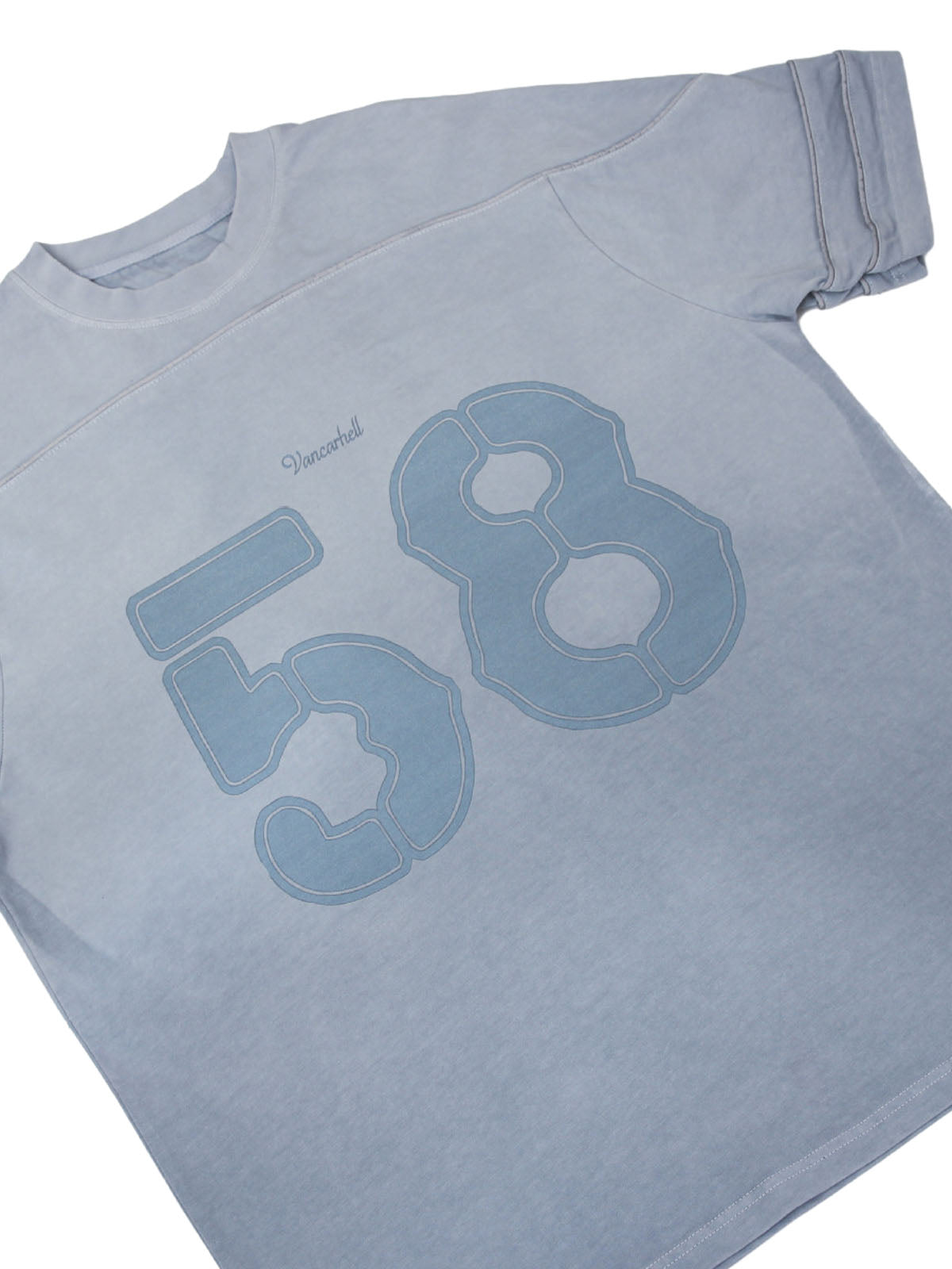Washed Jersey Welt Stitching T-shirt
