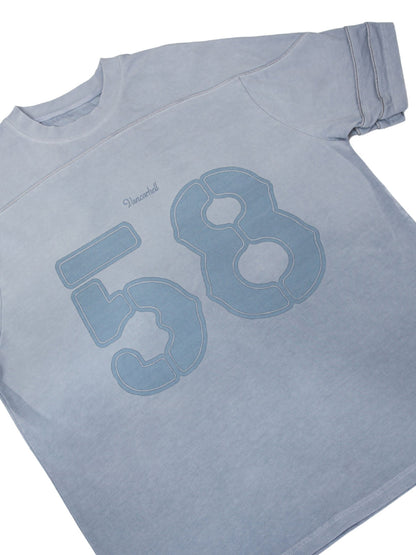 Washed Jersey Welt Stitching T-shirt