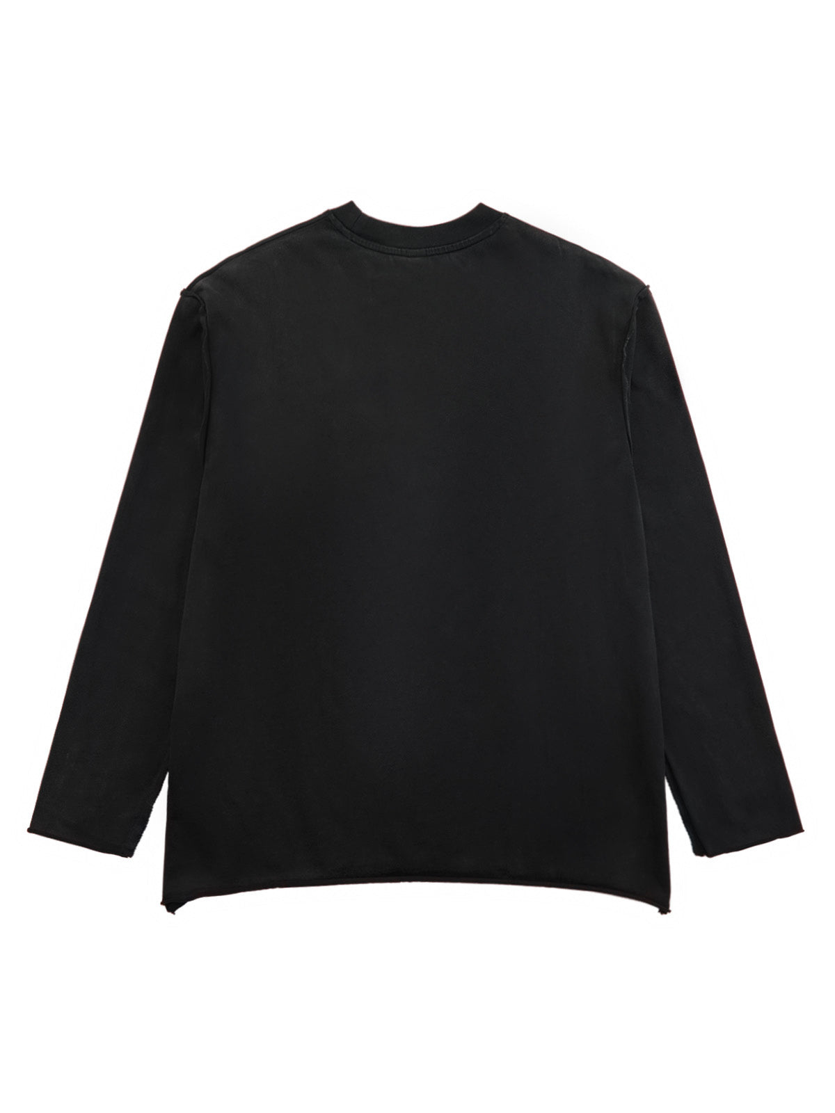 Thesupermade Washed Edge Long Sleeve T-shirt