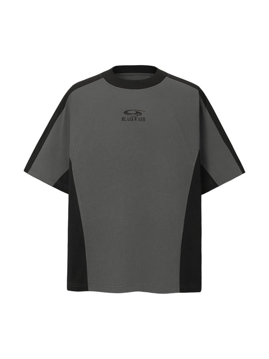 Contrast Color Short Sleeve T-Shirt