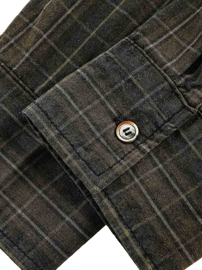 Retro Cleanfit Plaid Shirt