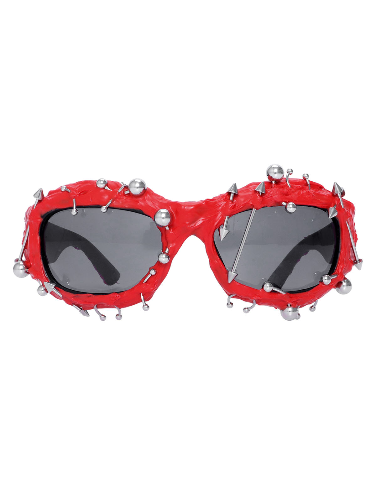 Lunettes de soleil style punk rivetées
