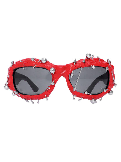 Lunettes de soleil style punk rivetées