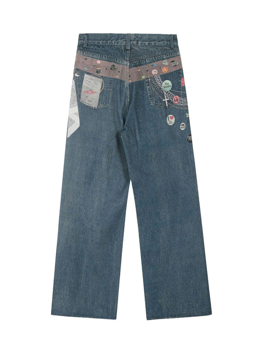 Street Washed Cleanfit Straight Jeans
