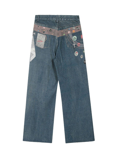 Street Washed Cleanfit Straight Jeans