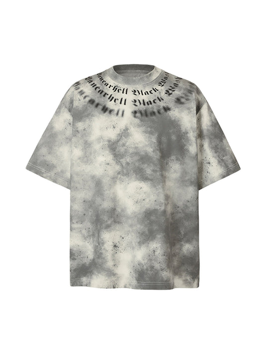 Retro Gradient Crew Neck Shirt