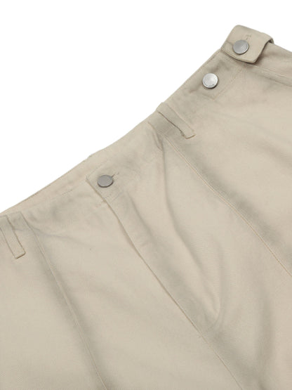 Cargo-Jeanshose im Used-Look mit mehreren Taschen