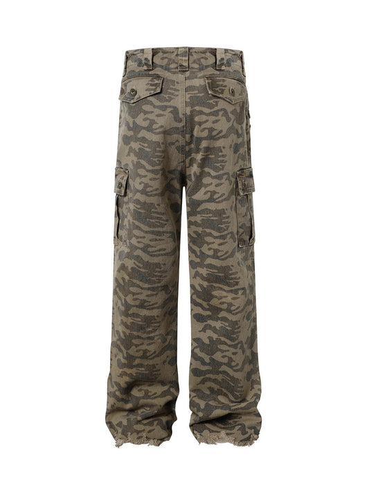 Pantalon cargo camouflage