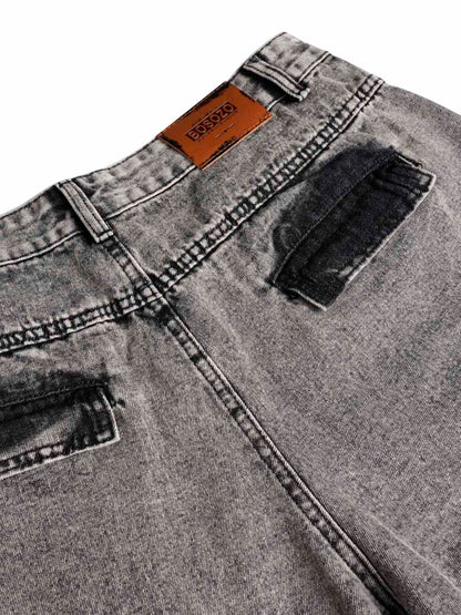 Jean cargo délavé multi-poches Thesupermade