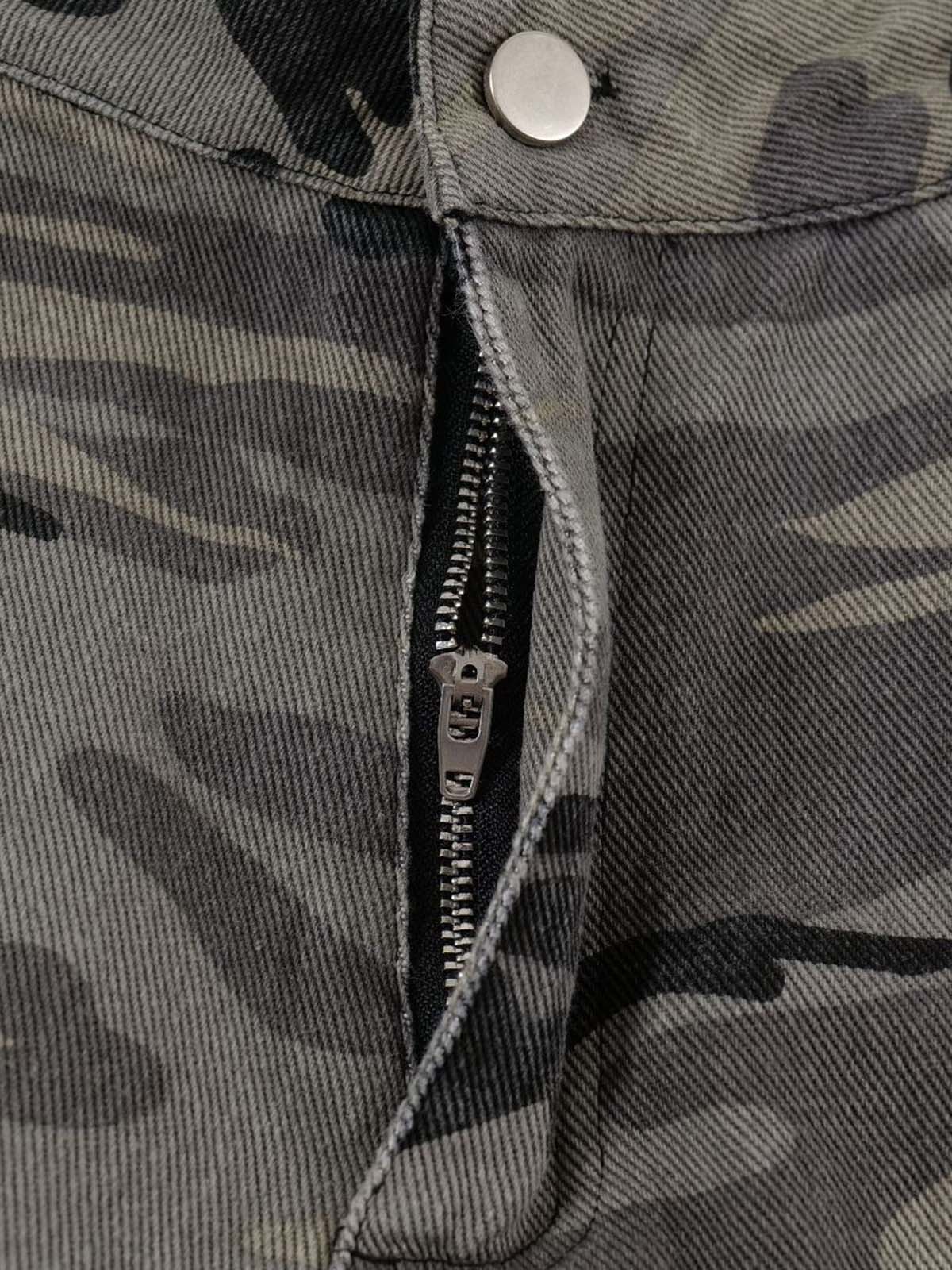 Thesupermade Camouflage Multi Pocket Cargo Pants