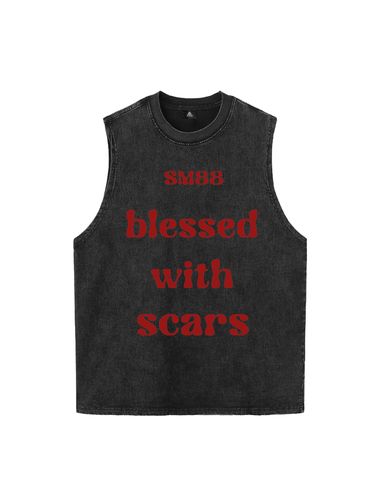 Original "Blessed With Scars" Slogan Vest