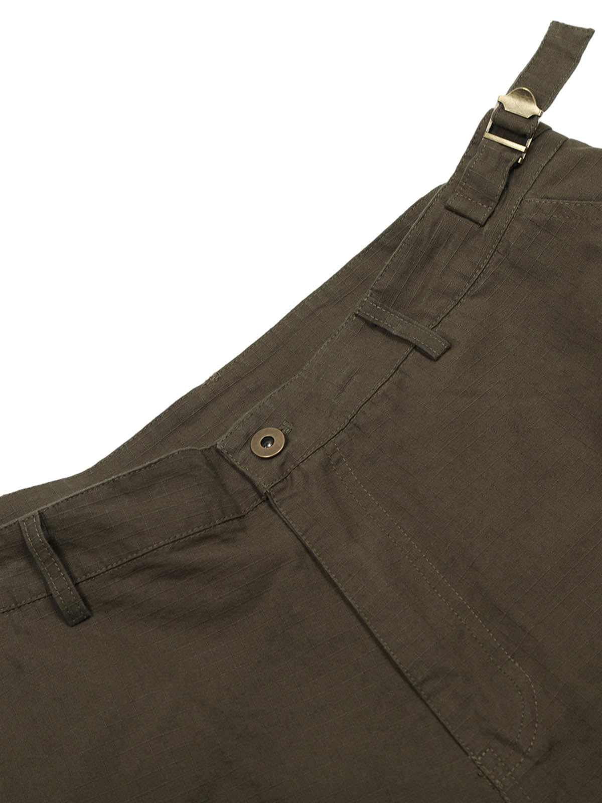 Schmutzig gefärbte Cargo-Jeans im Used-Look