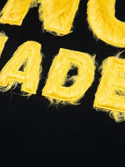 T-Shirt mit schwerem Retro-Patch-Stickerei