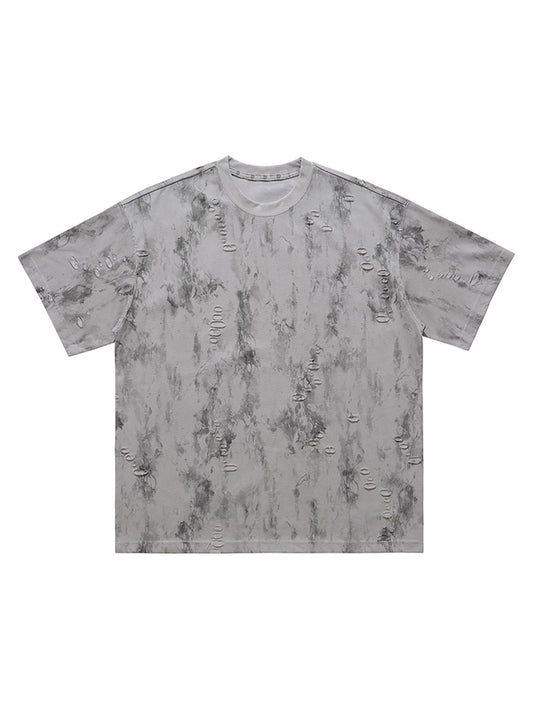 Ripped Tie-Dye T-Shirt