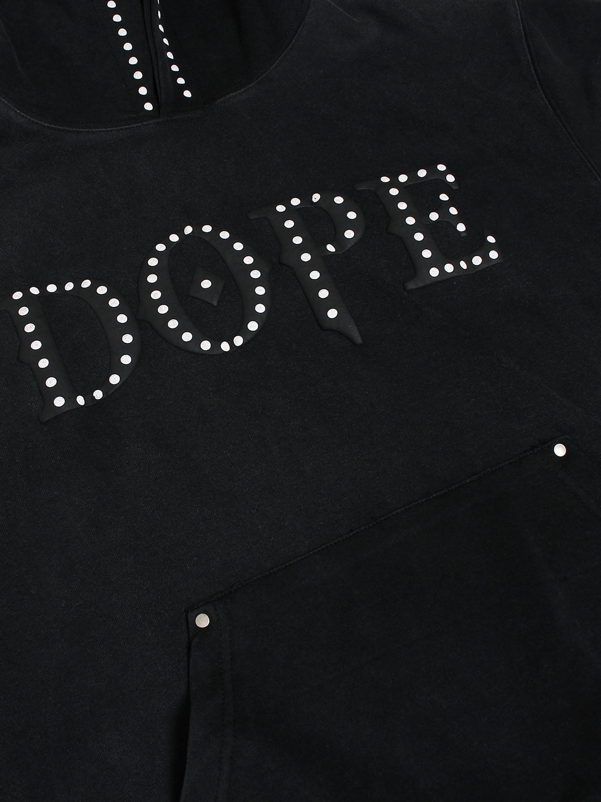 Thesupermade – Mit Nieten verzierte grafische Hoodies 
