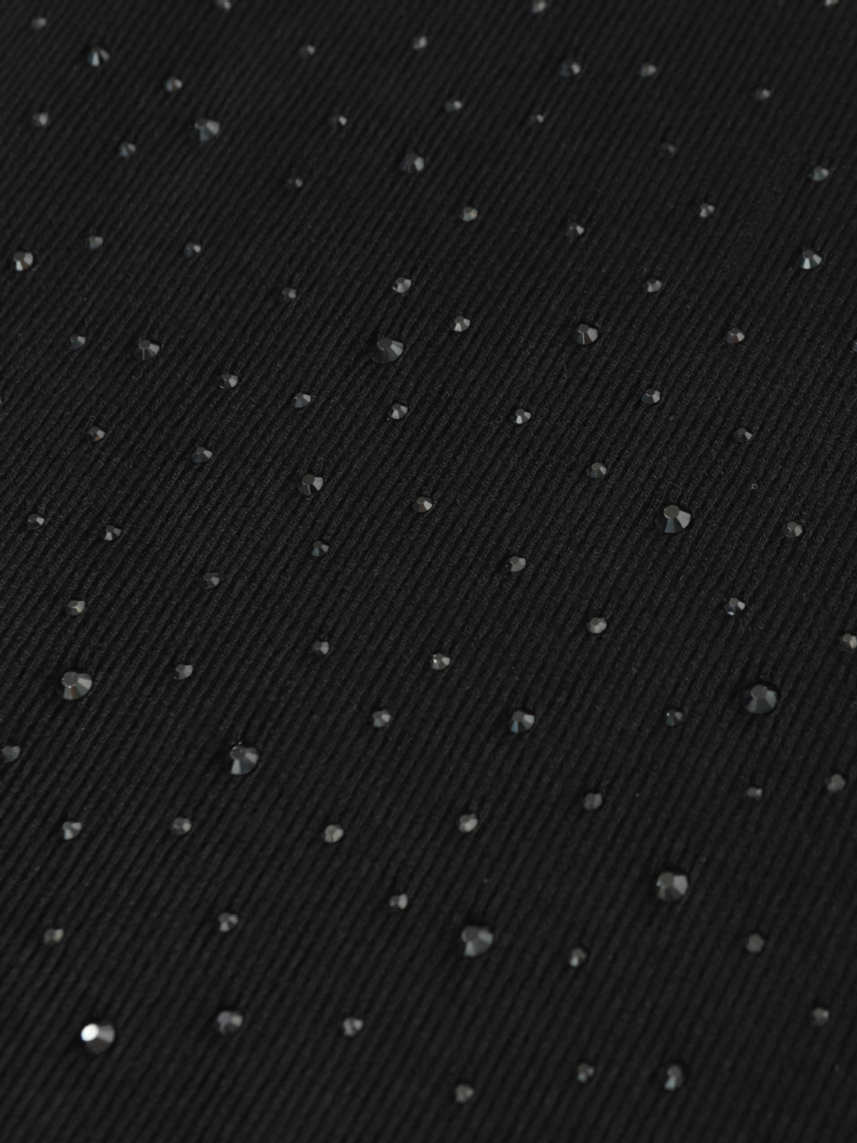 Street Heavy Rhinestone Threaded Vest