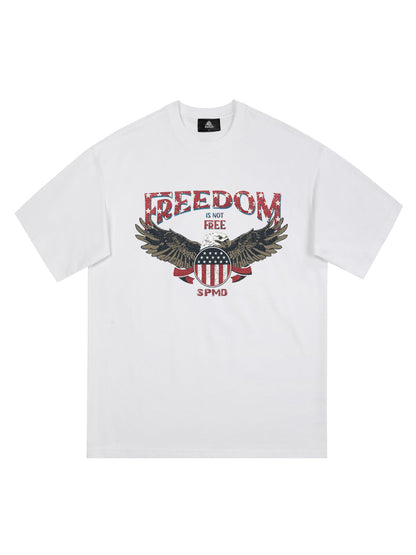 Original Freedom Eagle Print T-shirt