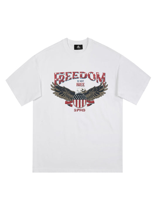 Original Freedom Eagle Print T-shirt