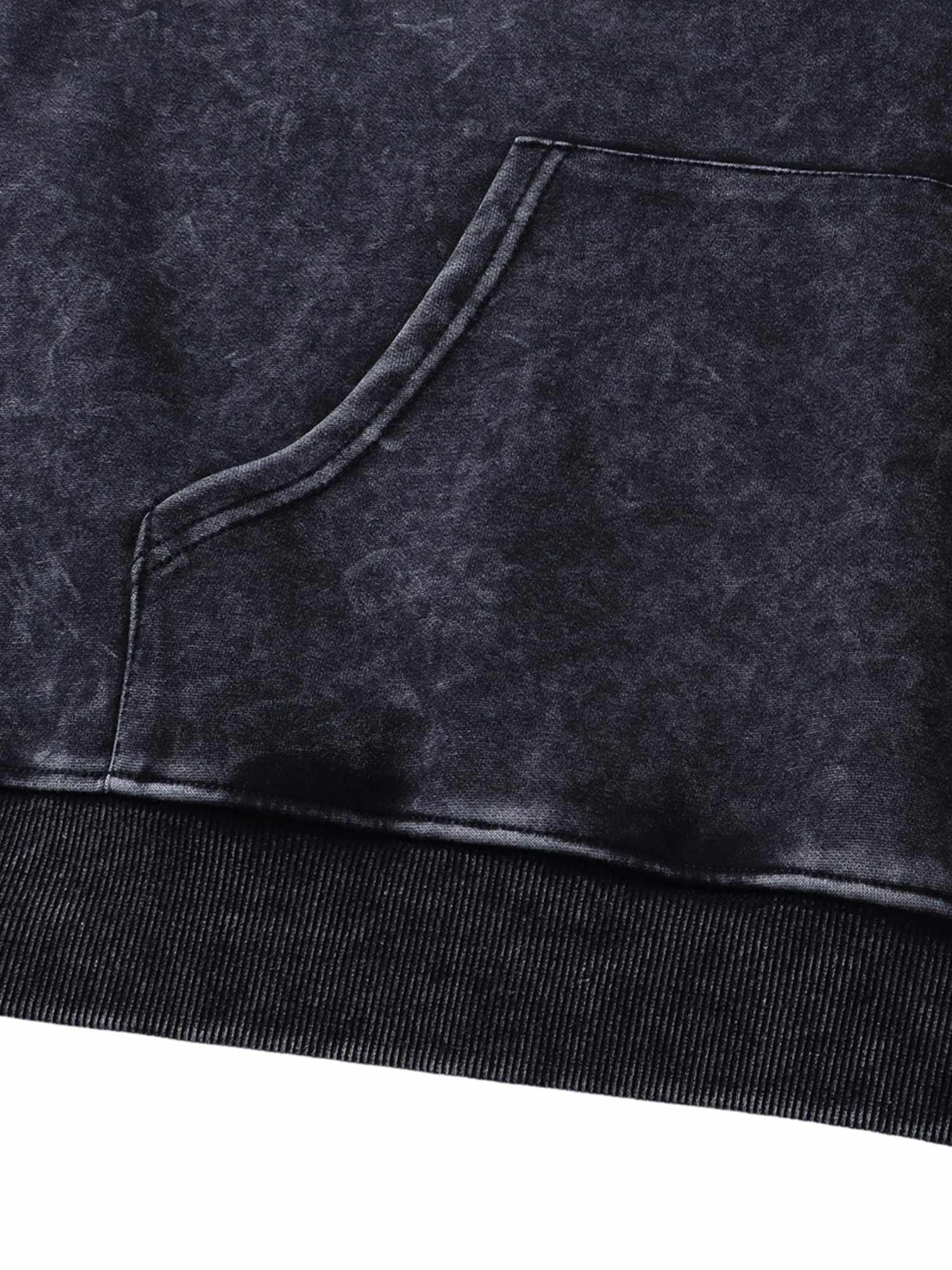 Thesupermade – Fleece-Sweatshirt mit Kapuze und Flammen-Print