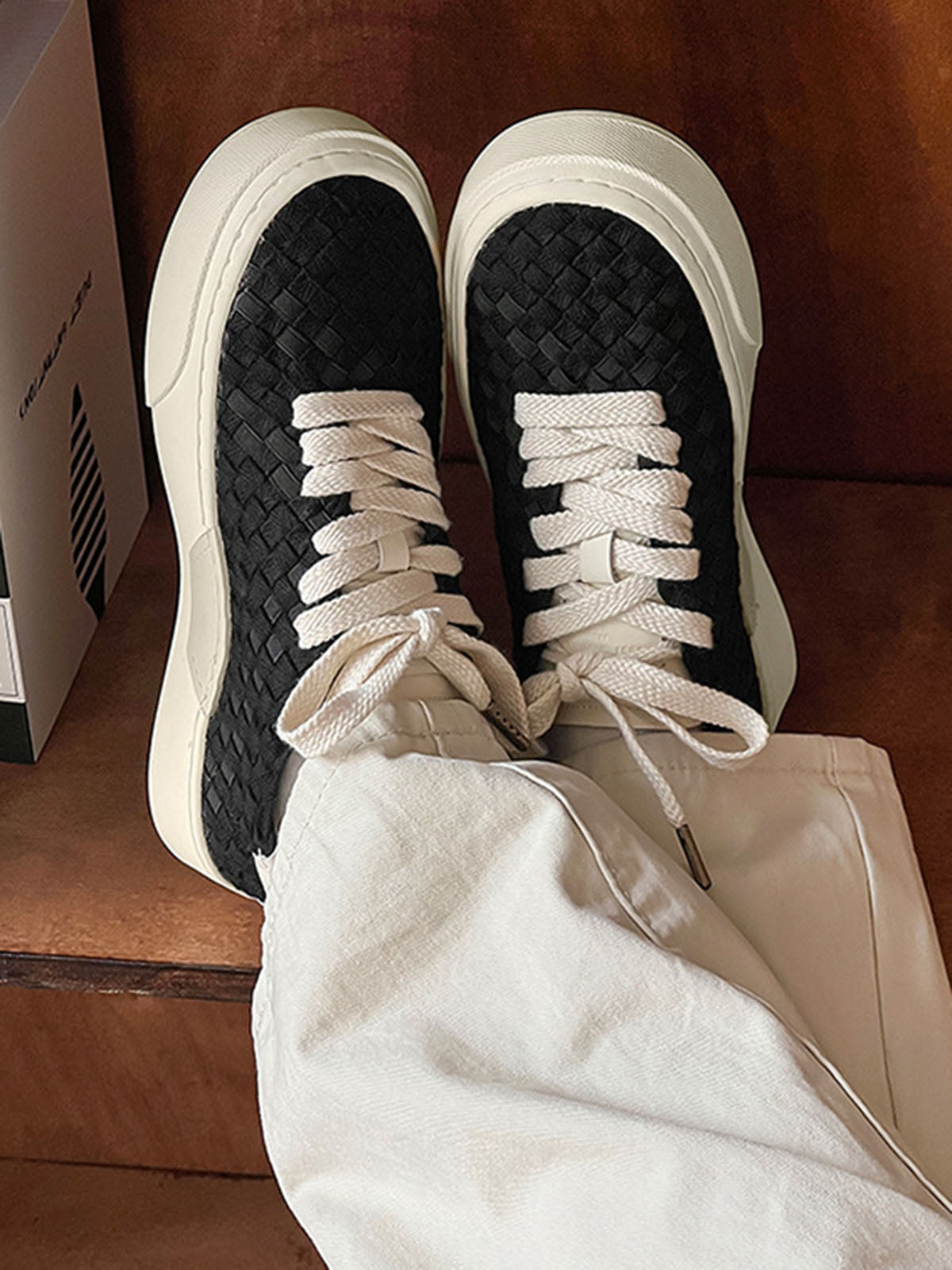 Thesupermade Woven Breathable Canvas Sneakers