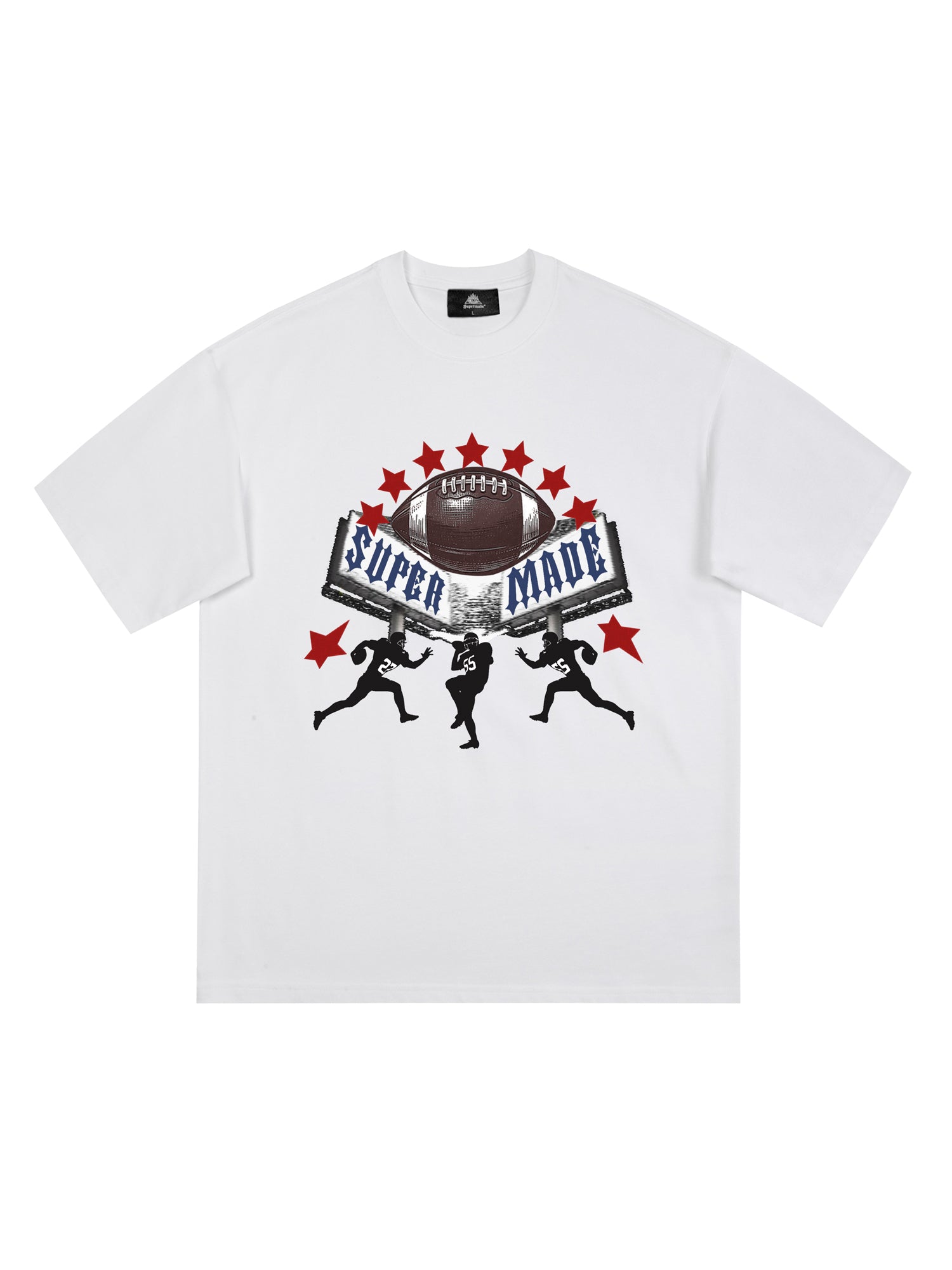 Super Bowl Football Print T-Shirt