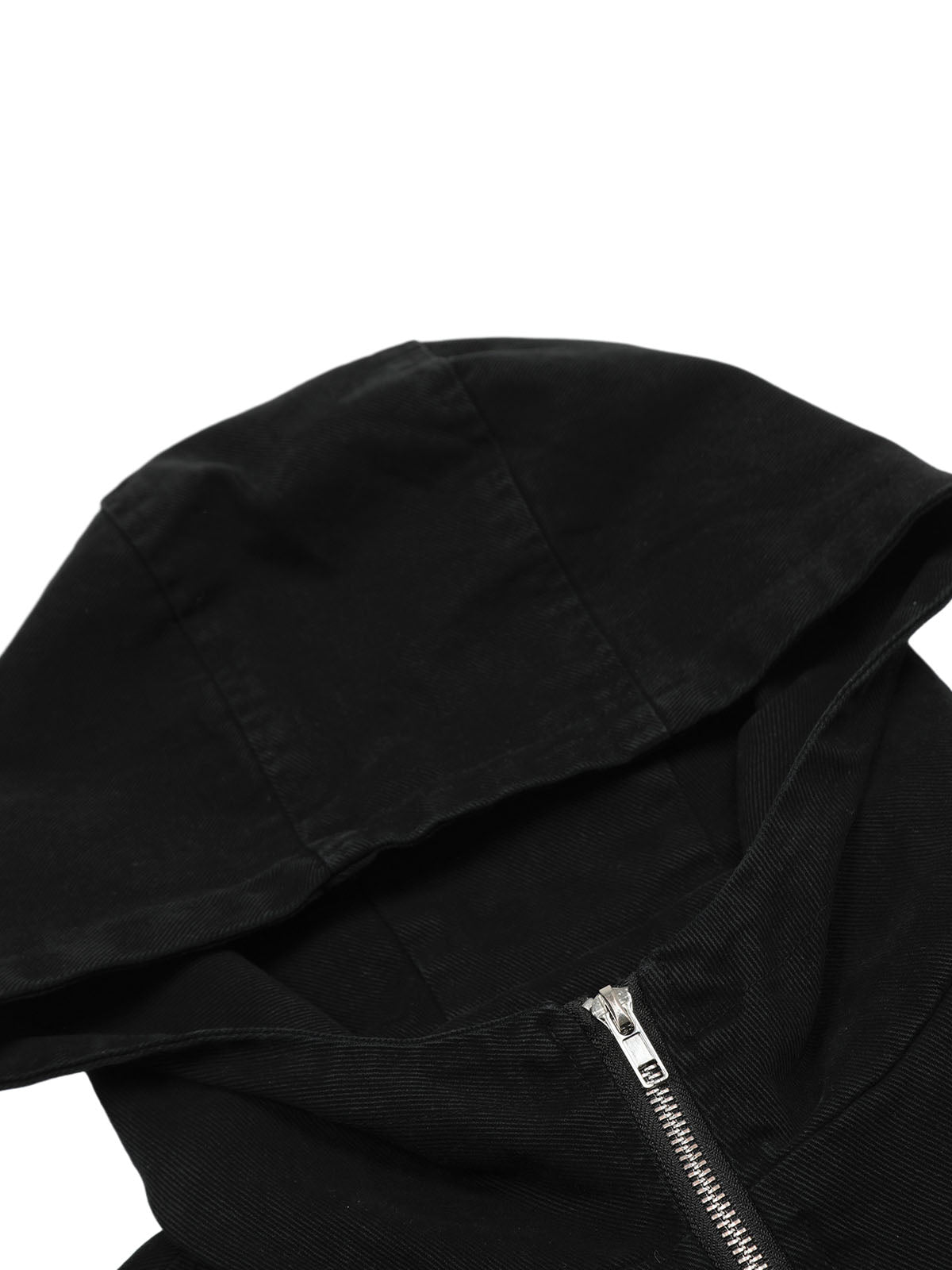 Veste à capuche patchwork délavée et vieillie