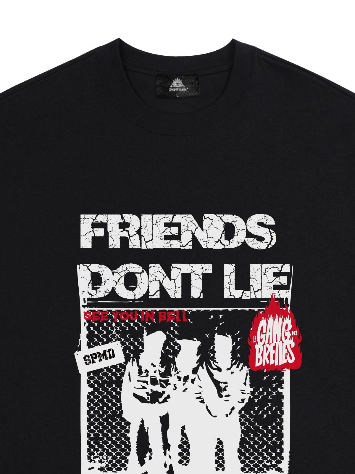 T-Shirt mit Original-Print „Friends Don’t Lie“
