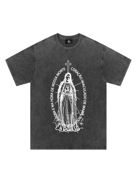Original Retro Kreuz Religiöse Ikone T-Shirt
