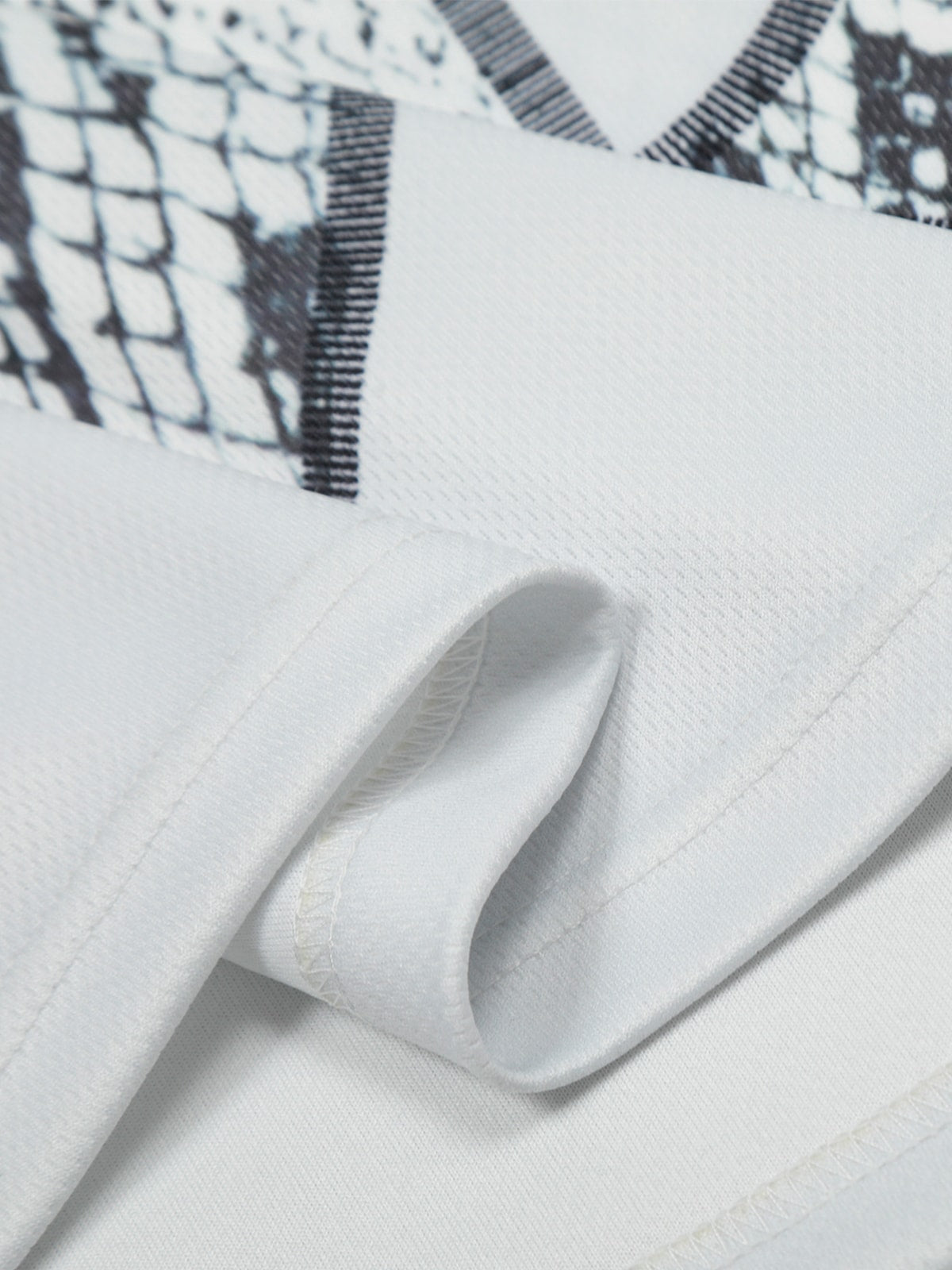T-shirt imprimé serpent style jersey