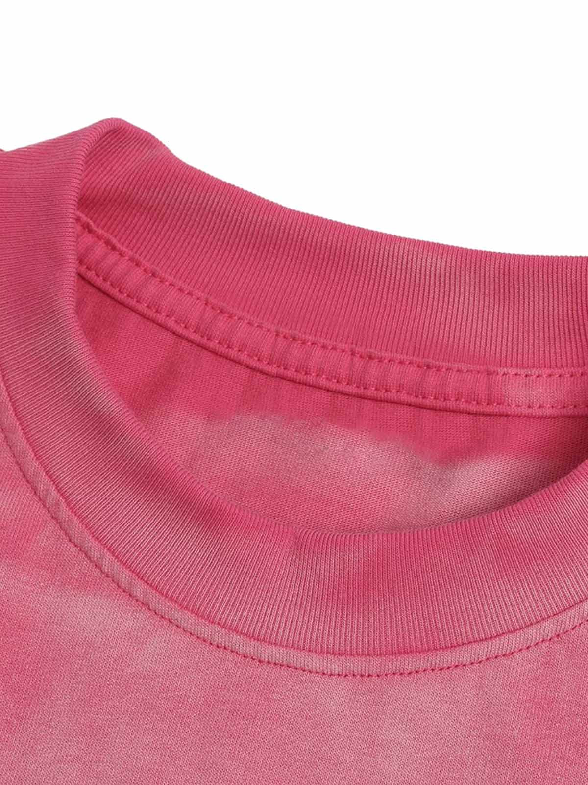 T-Shirt mit Retro-Farbverlauf und Grafik