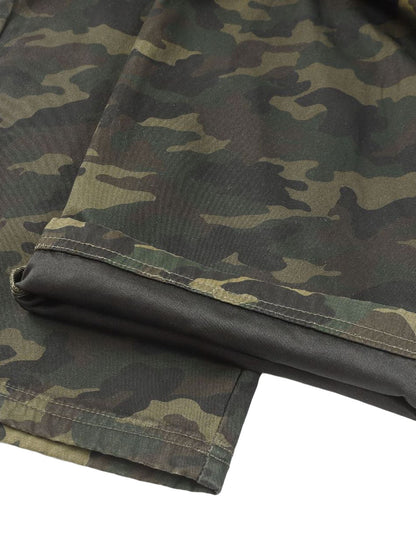 Baggy-Cargohose im Wasteland-Stil mit Camouflage-Muster