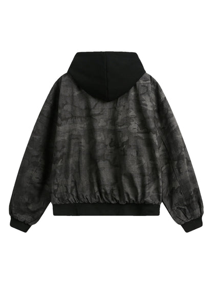 Zweiteilige Kapuzenjacke im Camouflage-Look