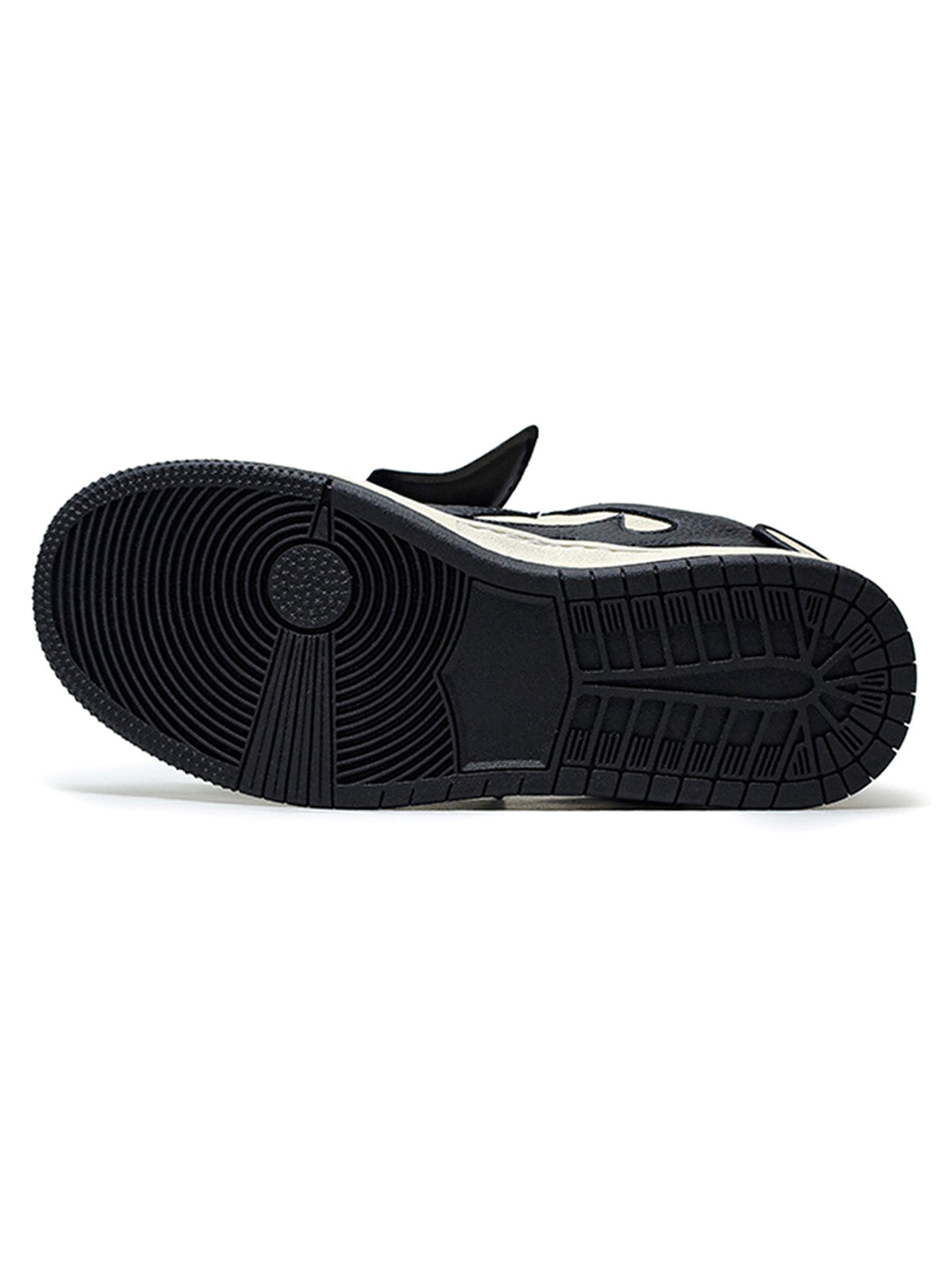 Skateschuhe in Schwarz und Weiß mit Kontrastfarbe