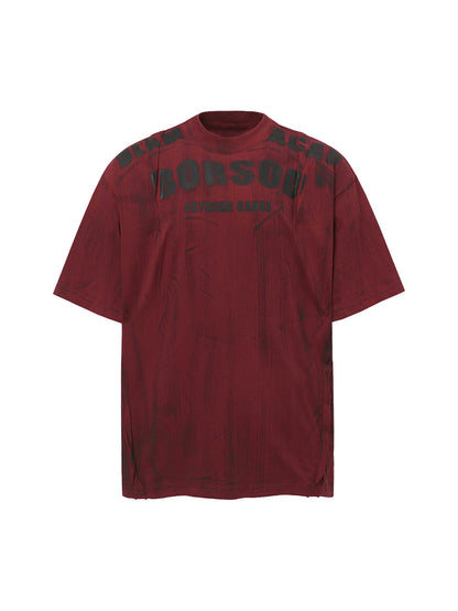Wasteland Dirty Dye Oversized Graphic T-Shirt