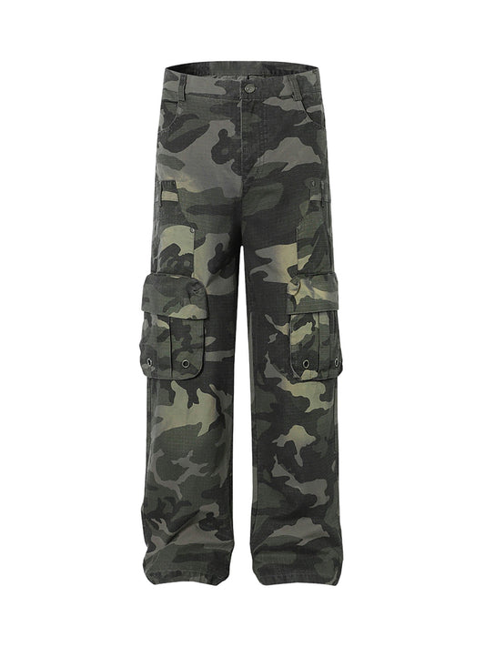 Camouflage Multi-Pockets Cargo Pants